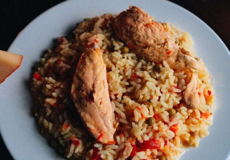 Panamanian-Style Chicken and Rice with Achiote and Beer