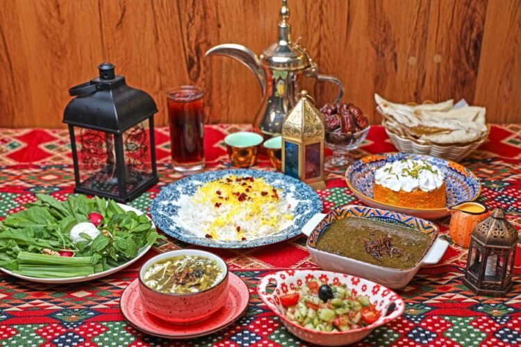 Persian Herb and Lamb Stew with Red Kidney Beans