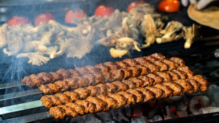 Persian Minced Meat Skewer Kebab