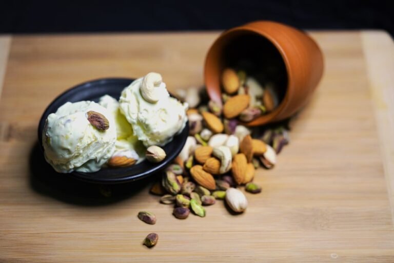 Persian Saffron Rosewater Pistachio Ice Cream