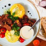 Polenta with Roasted Birds Veneto Style