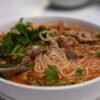 Polish Beef Tripe Soup with Marjoram and Root Vegetables