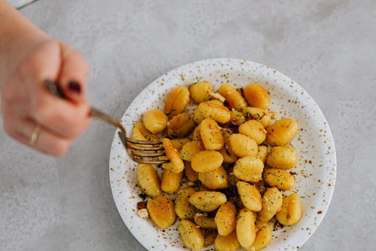 Polish Potato Gnocchi with Buttered Breadcrumbs