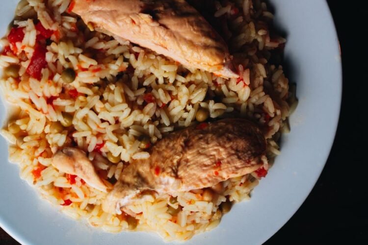 Puerto Rican Rice with Pigeon Peas