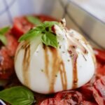 Pugliese Burrata with Tomatoes and Basil