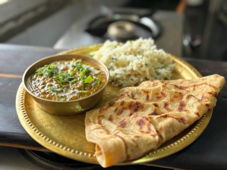 Punjabi Mustard Greens with Cornmeal Flatbread