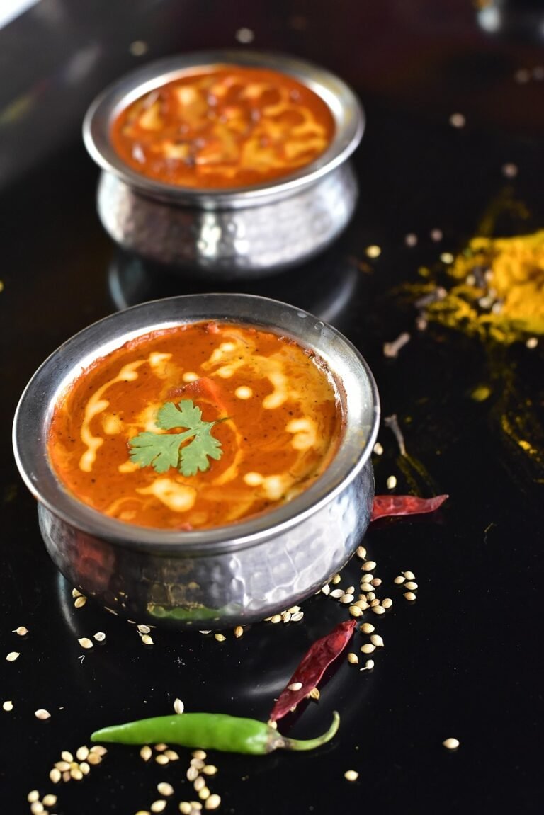 Punjabi Yogurt Curry with Gram Flour Fritters