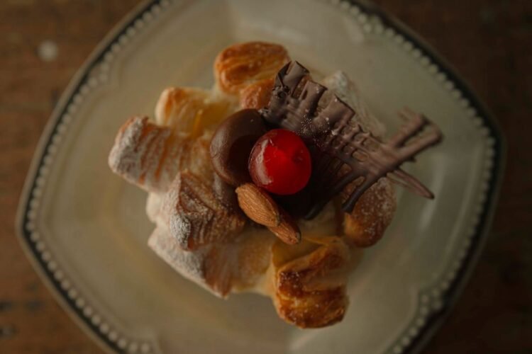 Rajasthani Layered Sweet Pastries with Cardamom Syrup