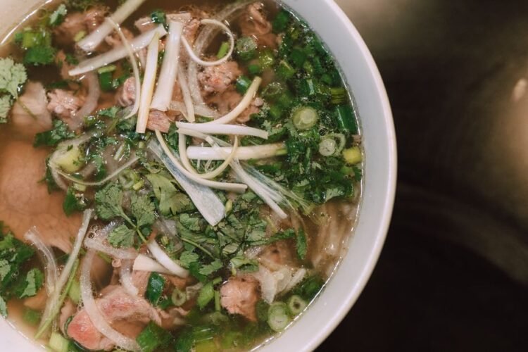 Rare Beef Vietnamese Rice Noodle Soup