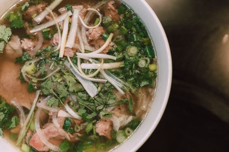Rare Beef Vietnamese Rice Noodle Soup