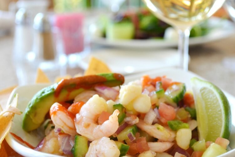 Red Chili Aguachile with Shrimp