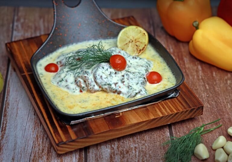 Roasted Poblano Pepper Strips in Creamy Crema Sauce