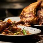 Roasted Turkey Breast with Turkish Walnut and Garlic Sauce