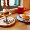 Romanian Fried Cheese Doughnuts with Sour Cream and Jam