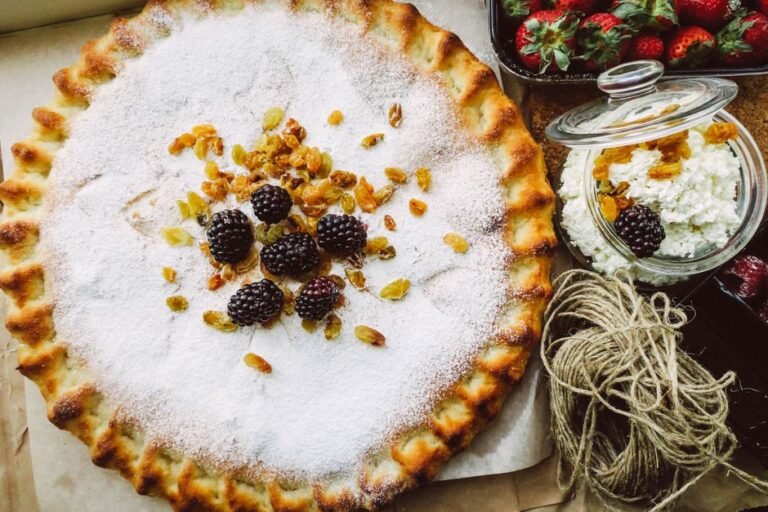 Romanian Sweet Cheese Pie