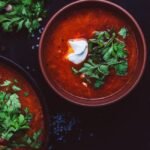 Romanian Tripe Soup with Sour Cream