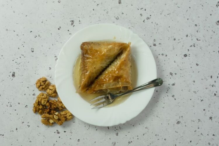 Romanian Walnut-Honey Boiled Dough Twists