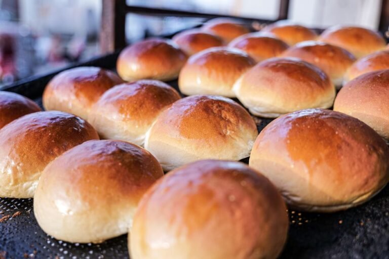 Russian Baked Stuffed Buns with Beef and Onion