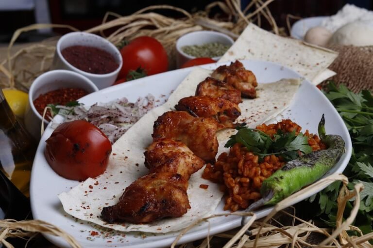 Russian Chicken Shashlyk Skewers with Classic Onion-Vinegar Marinade