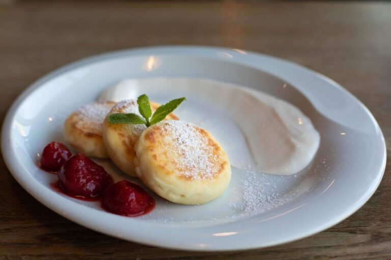 Russian Cottage Cheese Pancakes