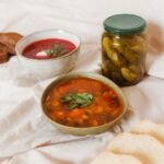 Russian Pickle Barley Soup with Beef