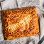 Russian Salmon and Mushroom Layered Pie
