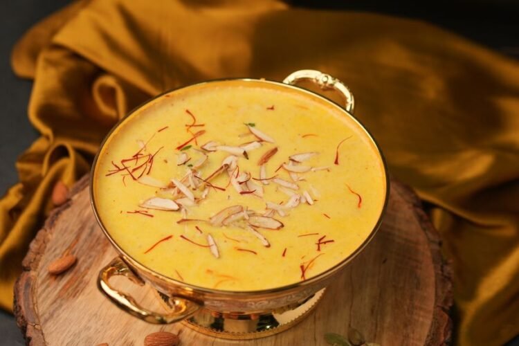 Saffron Semolina Sweet Pudding
