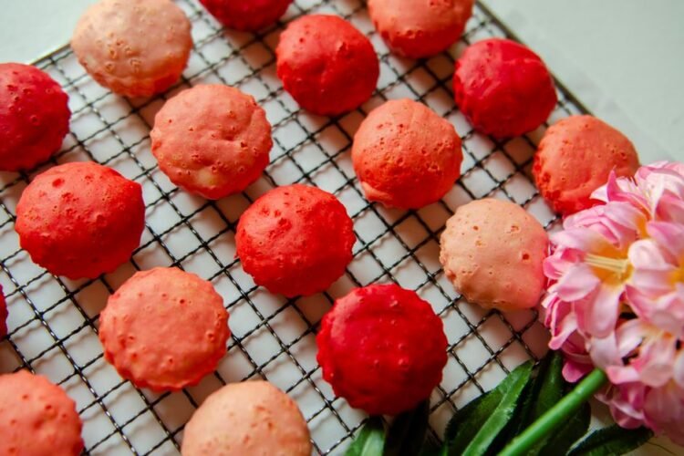 Sakura Flavored Spring Mochi Cake