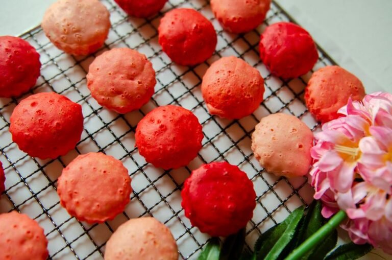 Sakura Flavored Spring Mochi Cake