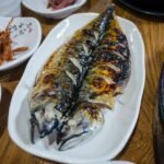 Salt-Grilled Pacific Saury