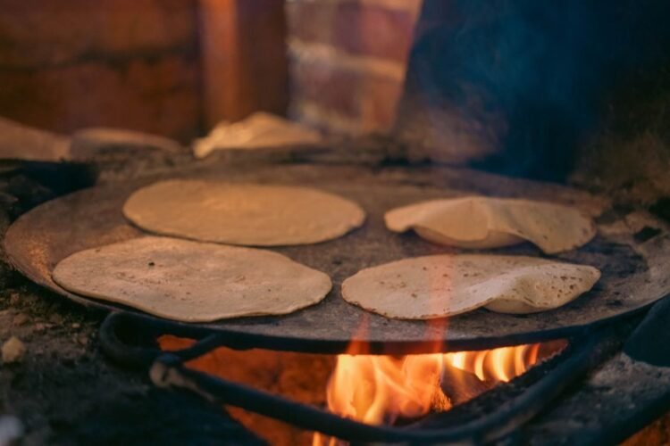 Salvadoran Bean-Filled Corn Cakes