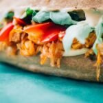 Salvadoran Shredded Chicken Sandwich