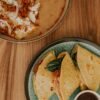 San Luis Potosi Red Chile Masa Enchiladas with Cheese