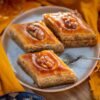 Saudi Semolina Cake with Almonds and Rose Syrup