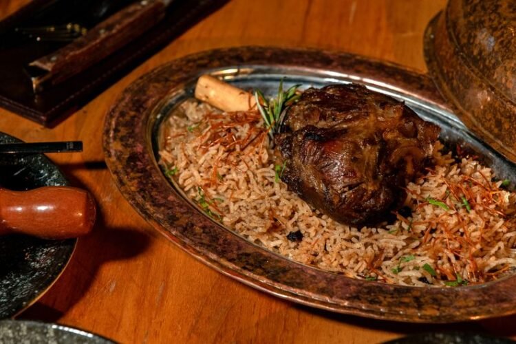 Saudi Slow-Braised Lamb and Saffron Rice