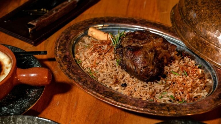 Saudi Slow-Braised Lamb and Saffron Rice