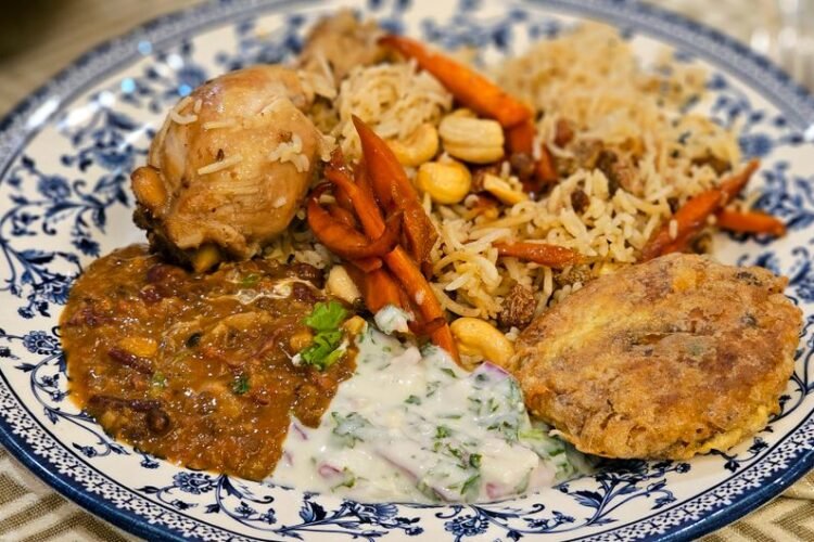 Saudi Spiced Dried Fish and Tomato Rice