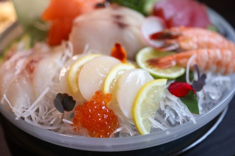 Scallop Sashimi with Citrus Ponzu