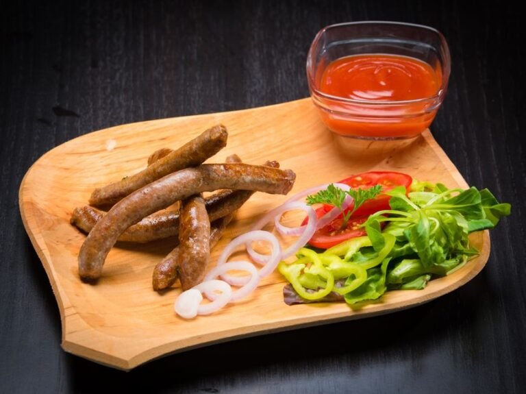 Serbian Cevapi Grilled Sausages