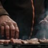 Serbian Stuffed Pork Rolls on the Grill