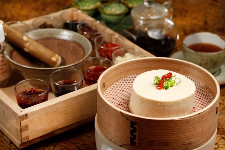 Shan-Style Yellow Pea Tofu