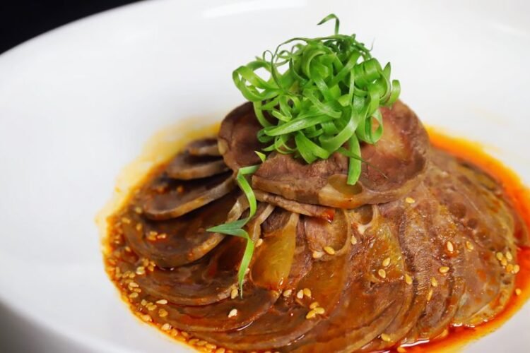 Sichuan Cold Beef and Offal in Chili Oil
