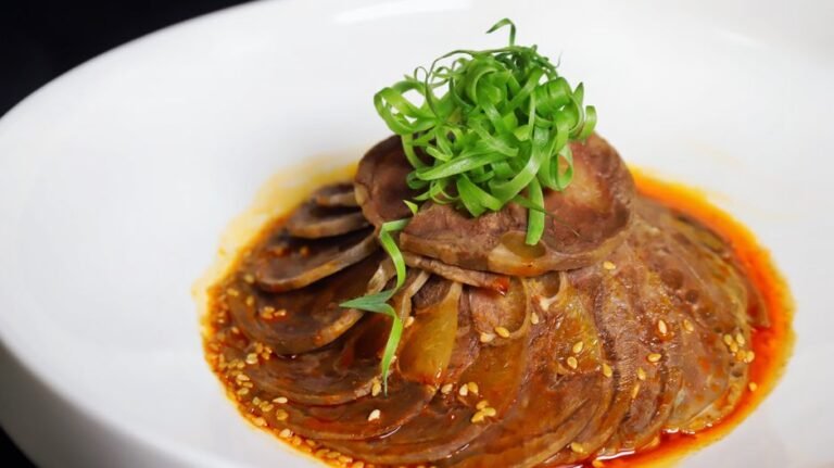 Sichuan Cold Beef and Offal in Chili Oil