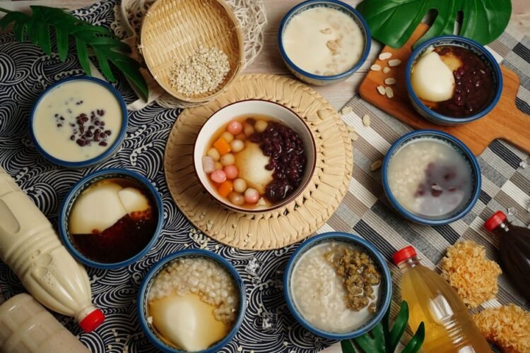 Silken Tofu Pudding with Ginger Syrup