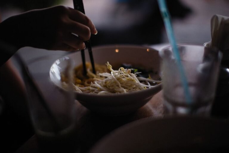 Singapore Stir-Fried Flat Rice Noodles with Prawns and Chinese Sausage