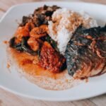 Singapore-Style Coconut Rice with Sambal and Crispy Anchovies