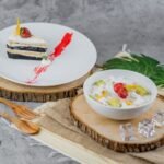 Singaporean Steamed Coconut Layer Cake