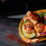 Sonoran Manta Ray Tacos with Chile-Tomato Broth