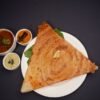 South Indian Masala Dosa Breakfast Set with Sambar and Chutneys