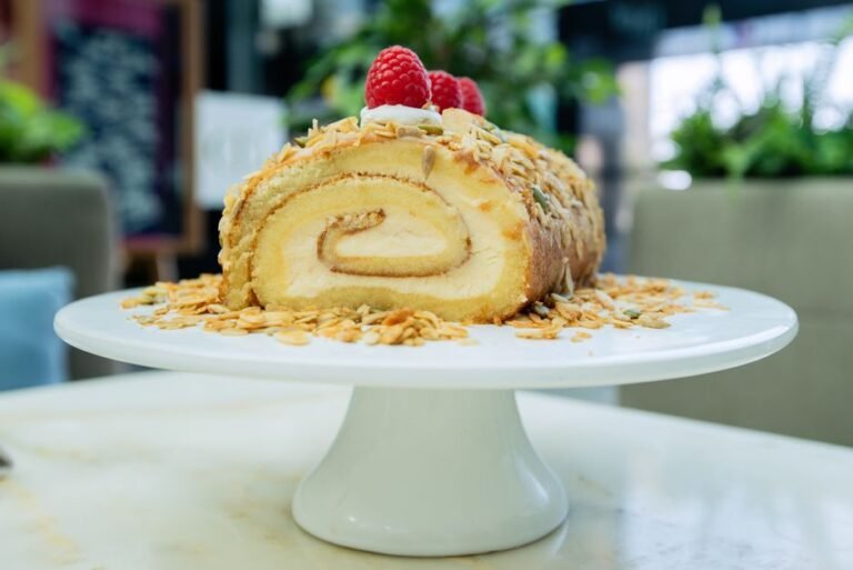 Spanish Cream-Filled Rolled Sponge Cake
